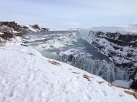 Closer view of Gullfoss.